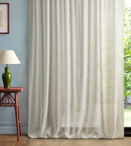 Zulimar Fabric by Sanderson Seaspray White