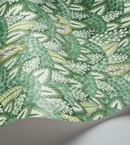 Zulu Terrain Wallpaper by Cole & Son Forest Green & Olive Green