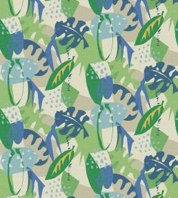 Zylina Wallpaper by Osborne & Little Indigo/Emerald