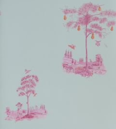 Pear Tree Wallpaper by Andrew Martin Sunset Pink