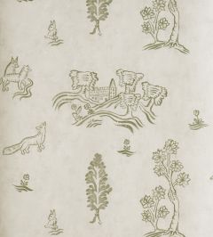 Wychwood Wallpaper by Andrew Martin Basil Green