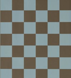 Blenets Check Wallpaper by Harlequin Atlantic/Chocolate