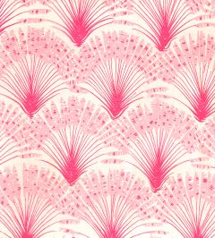 Brisa Fabric by Christopher Farr Cloth Hot Pink