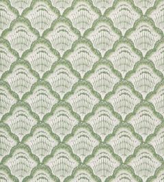 Calico Shell Wallpaper by 1838 Wallcoverings Verde