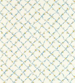 Daisy Trellis Wallpaper by Harlequin Lapis/Pearl