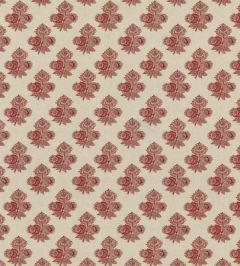 Poppy Paisley Fabric by GP & J Baker Red