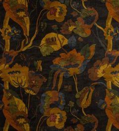 California Velvet Fabric by GP & J Baker Charcoal