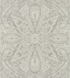 Grand Paisley Wallpaper by Zoffany Silver