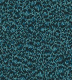 Hand Painted Leopard Wallpaper by Cole & Son Petrol & Teal