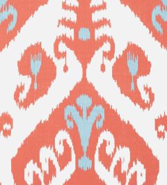 Indies Ikat Wallpaper by Thibaut Coral