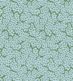 Maldives Wallpaper by Thibaut Blue and Green