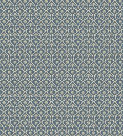Mallow Trellis Wallpaper by Josephine Munsey Blue