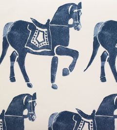 Marwari Horse Wallpaper by Molly Mahon Blue