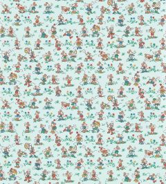 Mickey & Minnie Wallpaper by Sanderson Bonbon Blue
