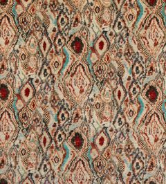 Paint Box Fabric by Mulberry Home Teal / Spice