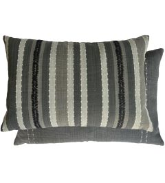 Naraya Pillow 24 x 16" by William Yeoward Noir