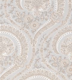 Les Indiennes Wallpaper by Nina Campbell GREY