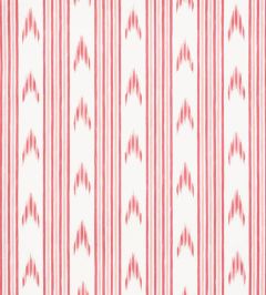 Santa Barbara Ikat Wallpaper by Schumacher Pink