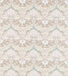 Simply Severn Fabric by Morris & Co Cochineal / Willow