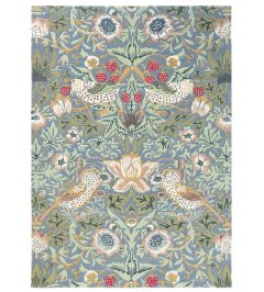 Strawberry Thief Rug by Morris & Co Slate