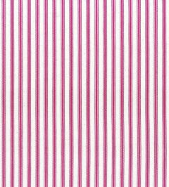 Ticking Stripe 1 Fabric by Ian Mankin Cerise
