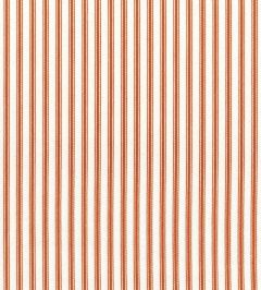 Ticking Stripe 1 Fabric by Ian Mankin Rust