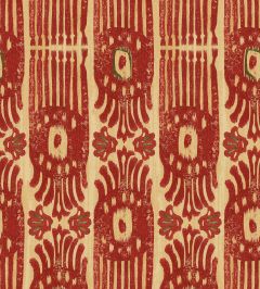 Tribal Ikat Wallpaper by MINDTHEGAP Lava Red