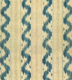 Vintage Ikat Wallpaper by MINDTHEGAP Indigo Beige