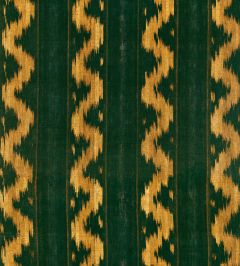 Vintage Ikat Wallpaper by MINDTHEGAP Topiary Green