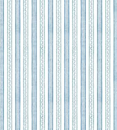 Wiggle Stripe Wallpaper by DADO 02 Blue