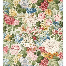Hydrangea & Rose Fabric in Chintz by Sanderson | Jane Clayton
