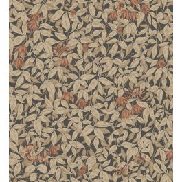 Linnea Wallpaper in Charcoal by Sandberg | Jane Clayton