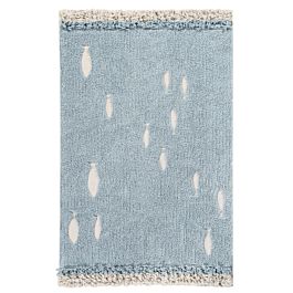 Ocean Shore Rug by Lorena Canals in Blue | Jane Clayton