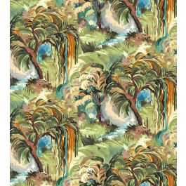 Secret Lagoon Midi Fabric in Viridian by Arley House | Jane Clayton