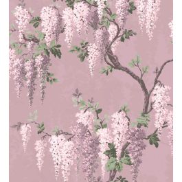 【あうん】Chocolate x Wisteria Wisteria Fabric in Deep Lavender by Woodchip & Magnolia