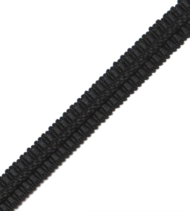 1/2" Le Jardin Silk Gimp Trimming by Samuel & Sons Black