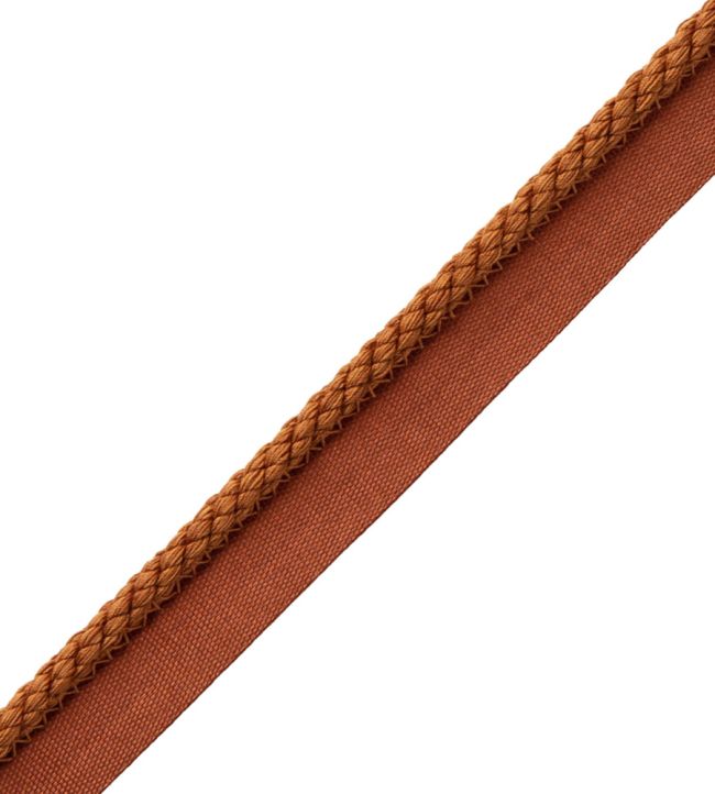 6mm Cambridge Cord With Tape Trimming by Samuel & Sons Copper