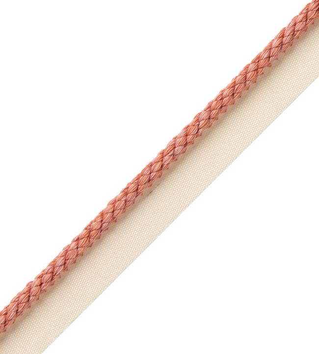 6mm Cambridge Cord With Tape Trimming by Samuel & Sons Coral