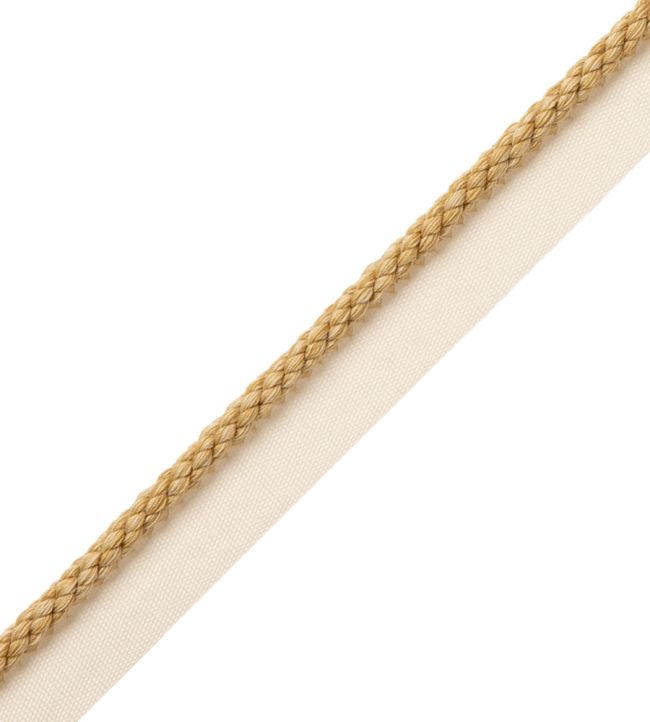 6mm Cambridge Cord With Tape Trimming by Samuel & Sons Honey