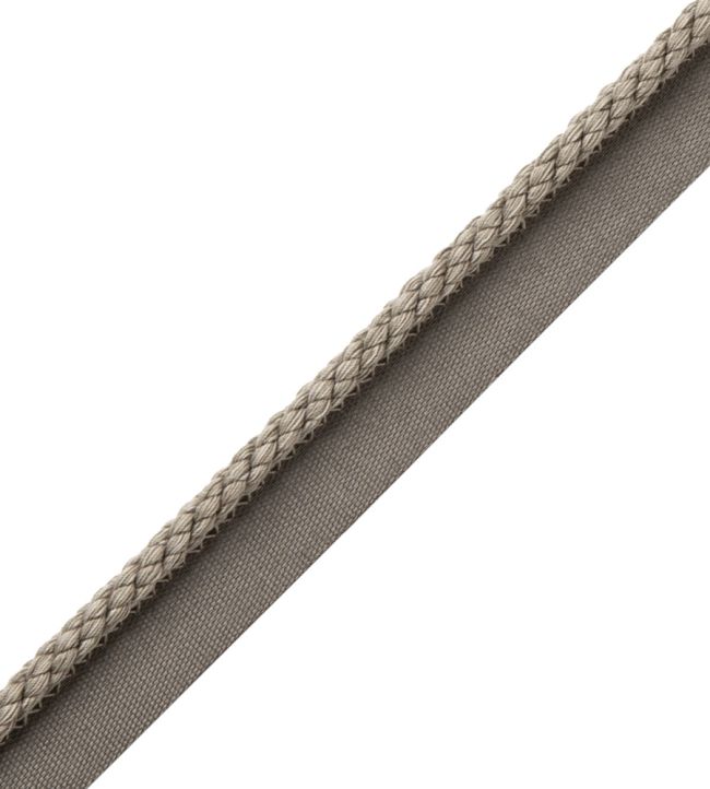 6mm Cambridge Cord With Tape Trimming by Samuel & Sons Mouse Grey