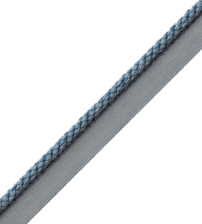 6mm Cambridge Cord With Tape Trimming by Samuel & Sons Prussian