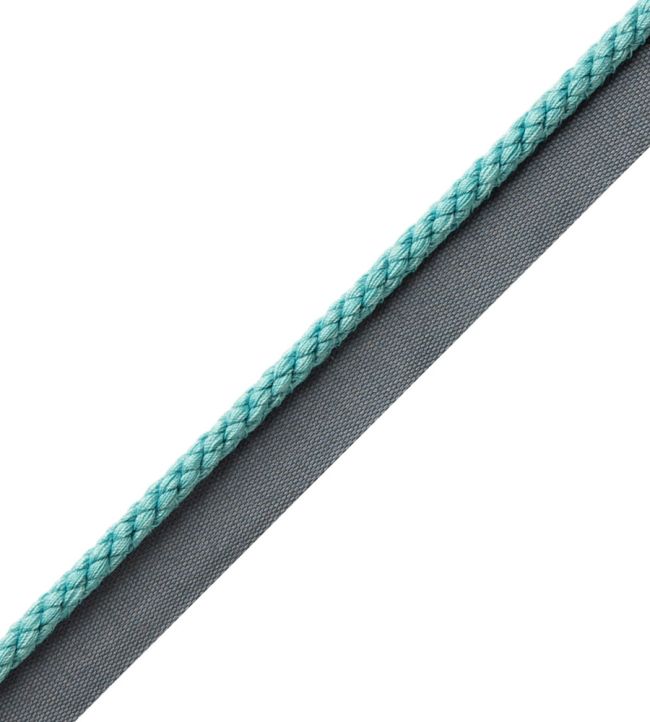 6mm Cambridge Cord With Tape Trimming by Samuel & Sons Robins Egg