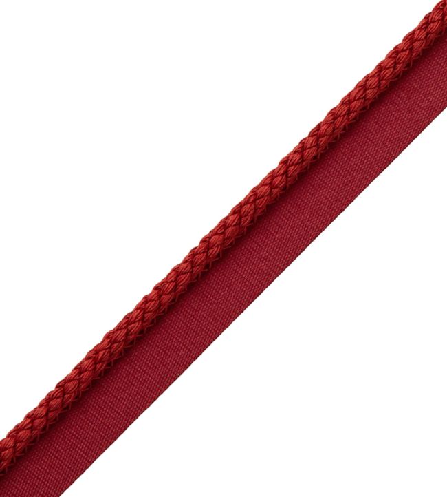 6mm Cambridge Cord With Tape Trimming by Samuel & Sons Vermillion