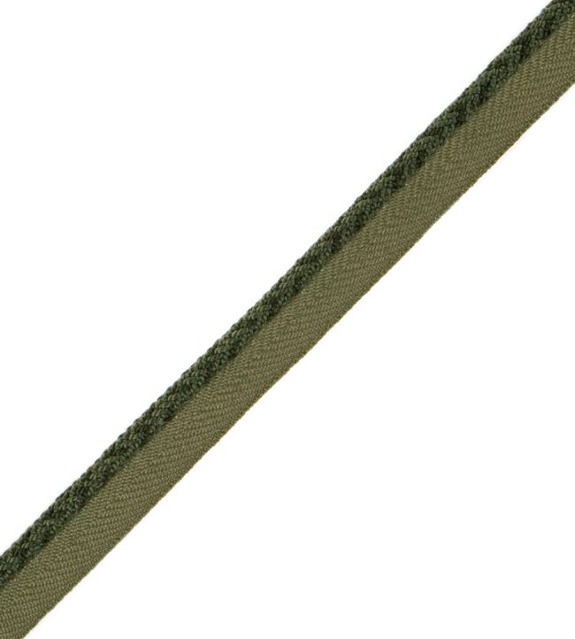 1/4" Jardin Silk Cord With Tape Trimming by Samuel & Sons Forest