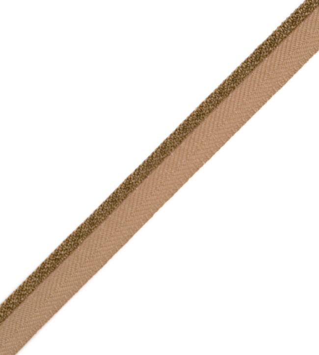 1/4" Jardin Silk Cord With Tape Trimming by Samuel & Sons Pecan