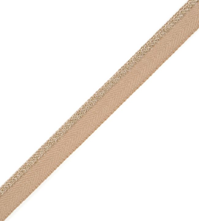 1/4" Jardin Silk Cord With Tape Trimming by Samuel & Sons Sand