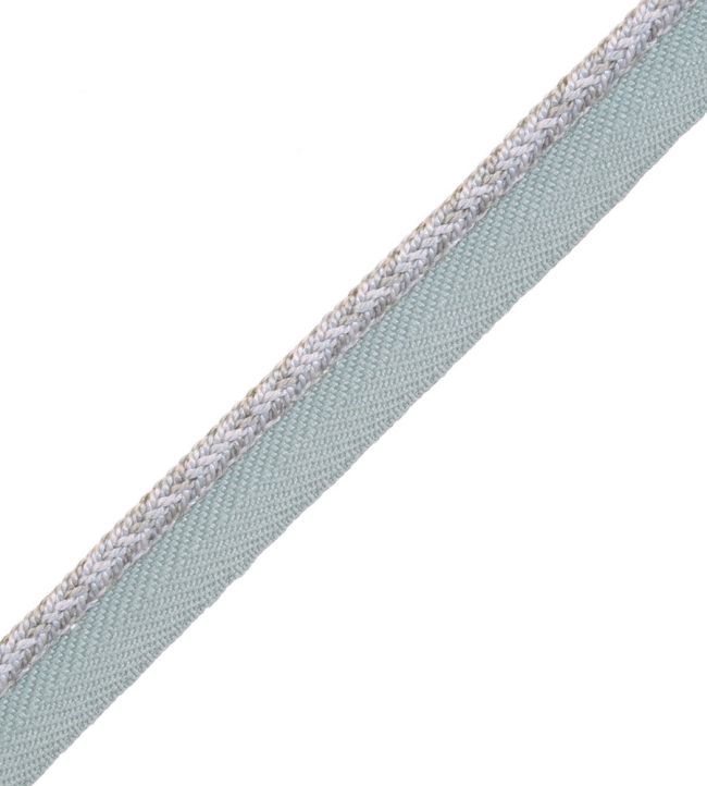 1/4" Jardin Silk Cord With Tape Trimming by Samuel & Sons Seafoam