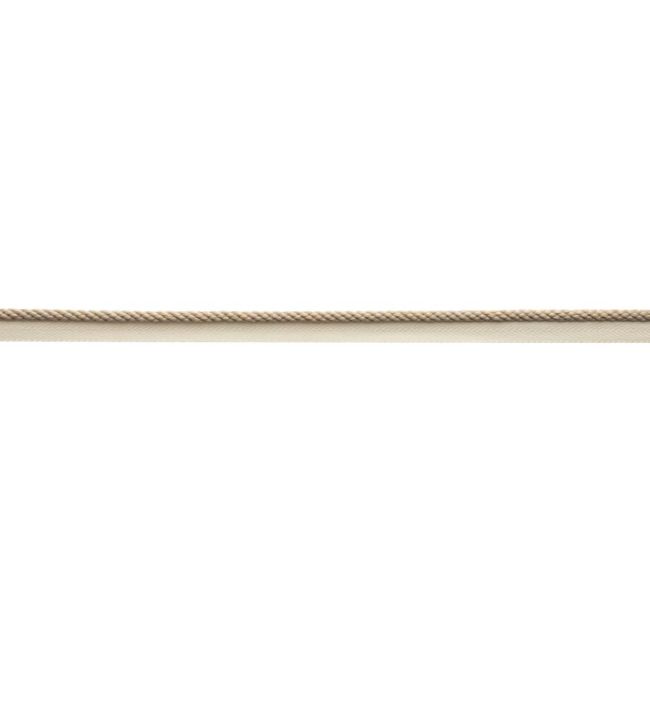 1/4" Sophie Cord with Tape Trimming by Samuel & Sons Dove