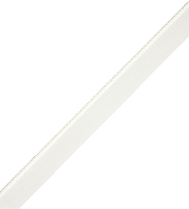 2.5mm Cambridge Cord With Tape Trimming by Samuel & Sons Chalk White