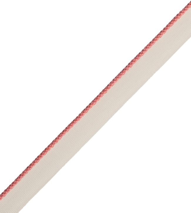 2.5mm Cambridge Cord With Tape Trimming by Samuel & Sons Coral